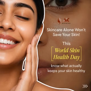 Skincare alone won’t save your skin! ✨
This #WorldSkinHealthDay, let’s talk about what actually keep