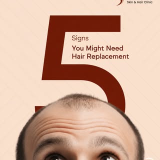 Not sure whether you need medication or a hair transplant? 👨‍⚕️

A receding hairline, permanent bal
