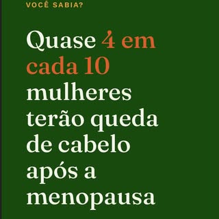 Se voce esta na faixa dos 40, 50 anos ou mais, preste atencao neste sinal.

A queda de cabelo durant