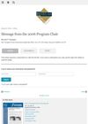 Message from the 2006 Program Chair