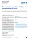 Body Mass Index as a Potential Confounder in Dutasteride and Fertility Studies