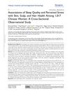 Associations of Sleep Quality and Perceived Stress with Skin, Scalp, and Hair Health Among 1,017 Chinese Women: A Cross-Sectional Observational Study