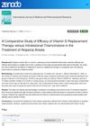 A Comparative Study of Efficacy of Vitamin D Replacement Therapy Versus Intralesional Triamcinolone in the Treatment of Alopecia Areata