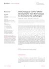 Immunological Control of Skin Development: From Homeostasis to Developmental Pathologies