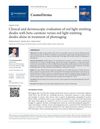 Clinical and Dermoscopic Evaluation of Red Light Emitting Diodes With Beta-Carotene Versus Red Light Emitting Diodes Alone in Treatment of Photoaging