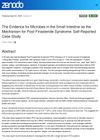 The Evidence for Microbes in the Small Intestine as the Mechanism for Post-Finasteride Syndrome: Self-Reported Case Study