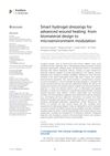 Smart Hydrogel Dressings For Advanced Wound Healing: From Biomaterial Design To Microenvironment Modulation