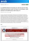 A COMPREHENSIVE REVIEW OF ORYZA SATIVA AND PSIDIUM GUAJAVA LEAF EXTRACTS IN HERBAL HAIR SERUM FOR IMPROVED HAIR HEALTH