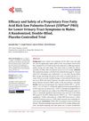 Efficacy and Safety of a Proprietary Free Fatty Acid Rich Saw Palmetto Extract (USPlus® PRO) for Lower Urinary Tract Symptoms in Males: A Randomized, Double-Blind, Placebo-Controlled Trial