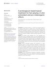 A Proteoglycan-Based Topical Treatment for Hair Greying: In Vitro Antioxidant and Pro-Melanogenic Effects