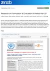 Research on Formulation and Evaluation of Herbal Hair Oil