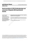 Novel Associations of VPS13C With Phenotype and Conversion of Idiopathic REM Sleep Behavior Disorder