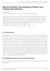 Wound Healing: Physiological Phases and Cellular Mechanisms