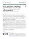 Genetic Determinants of Skin Ageing: A Systematic Review and Meta-Analysis of Genome-Wide Association Studies and Candidate Genes