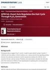 GPRC6A-Duox1 Axis Regulates the Hair Cycle Through H2O2 Generation