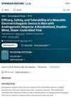 Efficacy, Safety, and Tolerability of a Wearable Electrotrichogenic Device in Men with Androgenetic Alopecia: A Randomized, Double-Blind, Sham-Controlled Trial