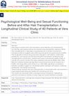 Psychological Well-Being and Sexual Functioning Before and After Hair Transplantation: A Longitudinal Clinical Study of 40 Patients at Vera Clinic