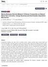 Marine-Biomass-Derived Melanin–Chitosan Composites as Natural Black Hair Colorants: Charge Reversal and Electrostatic Deposition Mechanism