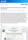 Formulation And Evaluation Of Polyherbal Hair Serum