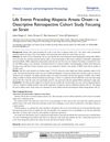 Life Events Preceding Alopecia Areata Onset: A Descriptive Retrospective Cohort Study Focusing on Strain