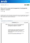 What Are the Causes and Management of Androgenetic Alopecia in Women?