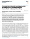 Transforming Pomelo Peel Waste Into Multifunctional Biomaterials for Hemostasis and Wound Healing