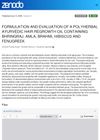 FORMULATION AND EVALUATION OF A POLYHERBAL AYURVEDIC HAIR REGROWTH OIL CONTAINING BHRINGRAJ, AMLA, BRAHMI, HIBISCUS AND FENUGREEK