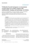 Virilization beyond menopause: an uncommon ovarian tumor in an elderly patient with multimodality imaging and pathologic correlation