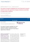 Our Panel of Experts Highlight the Most Important Research Articles Across the Spectrum of Topics Relevant to the Field of Regenerative Medicine
