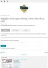 Highlights of the Aegean Meeting—Greece, May 18–22, 2000