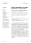Editorial: Mechanisms and Novel Treatments of Muscle Wasting