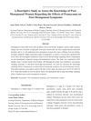 A Descriptive Study to Assess the Knowledge of Post-Menopausal Women Regarding the Effects of Pranayama on Post-Menopausal Symptoms