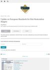 Update on European Standards for Hair Restoration Surgery