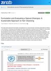 Formulation And Evaluation Of A Natural Shampoo: A Sustainable Approach To Hair Cleansing