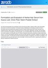Formulation and Evaluation of Herbal Hair Serum from Guava Leaf, Onion Peel, Neem Powder Extract