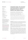 Integrated Single-Cell Chromatin And Transcriptomic Analyses Of Peripheral Immune Cells In Patients With Alopecia Areata