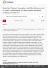 Social Hair Plucking’s Associations With Other Behaviors And Its Health Considerations In Captive Rhesus Macaques (Macaca Mulatta)