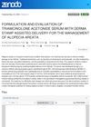 Formulation and Evaluation of Triamcinolone Acetonide Serum with Derma Stamp Assisted Delivery for the Management of Alopecia Areata