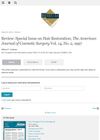Review: Special Issue on Hair Restoration; The American Journal of Cosmetic Surgery Vol. 14, No. 2, 1997